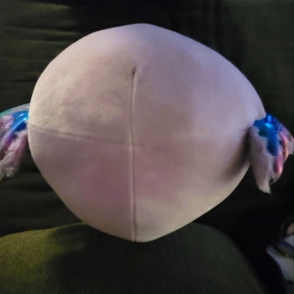 MONICA THE PURPLE AXOLOTL 14" SQUISHMALLOW PURPLE W RAINBOW BELLY MINT CONDITION - Picture 7 of 8